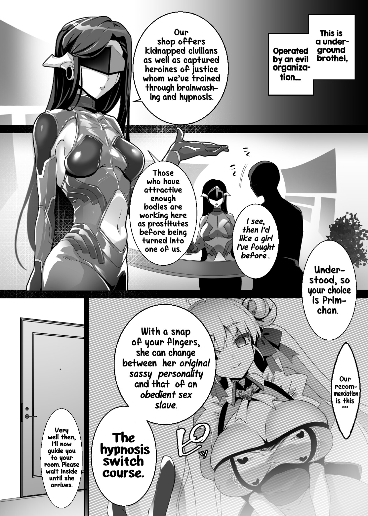 Hentai Manga Comic-A sex shop with former magical girls ~ Hypnotic brainwashing to make you feel cocky ⇔ Feminization service, forced switching play ~-Read-9